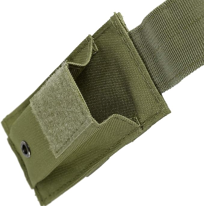 Tactical Single/Double Pistol Mag Pouch Outdoor Molle Open-Top Magazine Pouch - Image 5