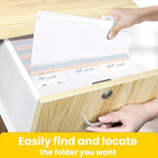 SUNEE File Folders, 30 Pack Manilla Folders 8.5 x 11, Colored File Folders Home - Image 3