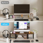 Aothia Wood Desktop Shelf for Top of Desk - Image 5