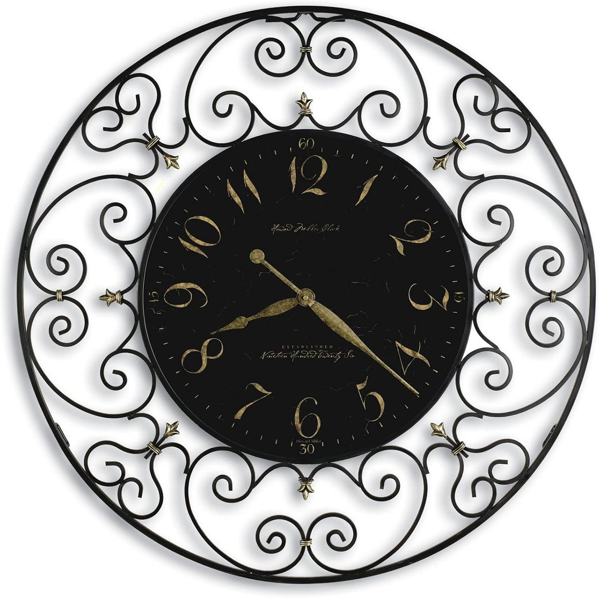 Hekman Furniture Joline Wall Clock – Elegant Oversized Decorative Analog Clock