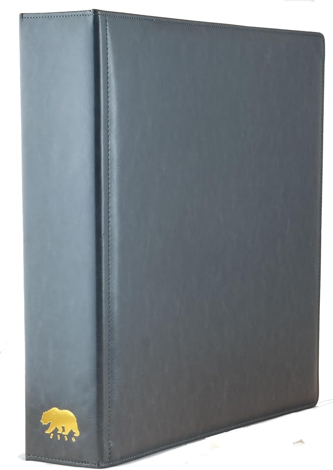 Ursae Minoris Estate Library Deluxe 4 Q-Ring Large Format Binder - Image 3