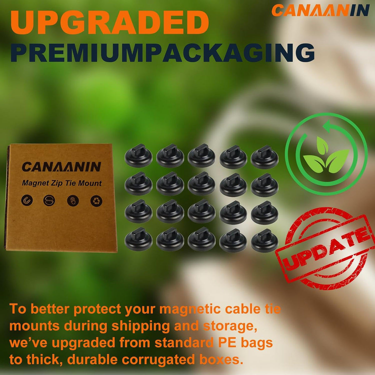 Magnet Zip Tie Mount Magnetic Zip Ties Mount Clips Base Holder Strong Multipu...