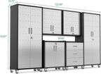 garage cabinet system | heavy duty steel all-in-one shown in use