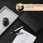 HDDNB Silver Luxury Fountain Pen Set - Image 4