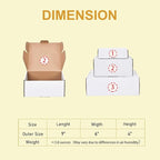 WINHPH 9x6x4 Inches Shipping Boxes Set of 15, Literature Mailer Box Packaging - Image 2