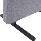Stand Up Desk Store ReFocus Raw Freestanding Acoustic Desk Divider Privacy - Image 5