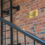 SmartSign Custom Brass Sign - Image 2
