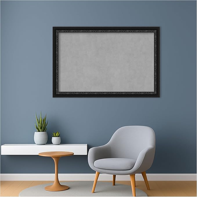 Amanti Art Black Framed Magnetic Board 24x36 Large Vision Board - Image 6