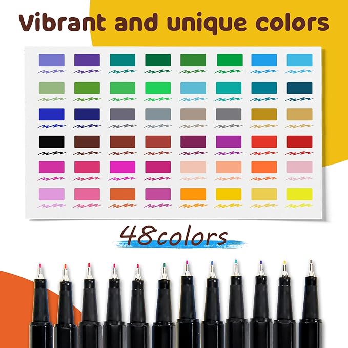 Vigorizon Fine Line Marker Pens - Image 5