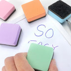 Tamaki 12 Pack Dry Erasers for White Board Magnetic Whiteboard Eraser, Square - Image 7