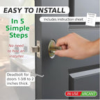 in-Use Vacant Commercial Bathroom Door Lock - Image 4