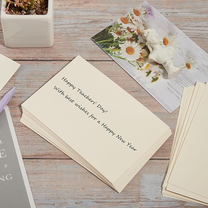 50 Sheets Blank Cardstock Paper 250 GSM Thick Heavy Cards Stock - Image 6