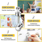 Junarter 60 Pack Magnetic Push Pins, Refrigerator Magnets Strong, Dry Erase - Image 6