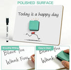 30 Pack Small White Boards, Teacher School, Include 30 Markers, 30 Erasers - Image 5