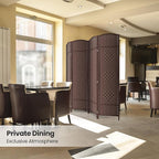 Cocosica 4 Panel Room Divider, 6Ft Folding Privacy Screen, Tall - Image 6