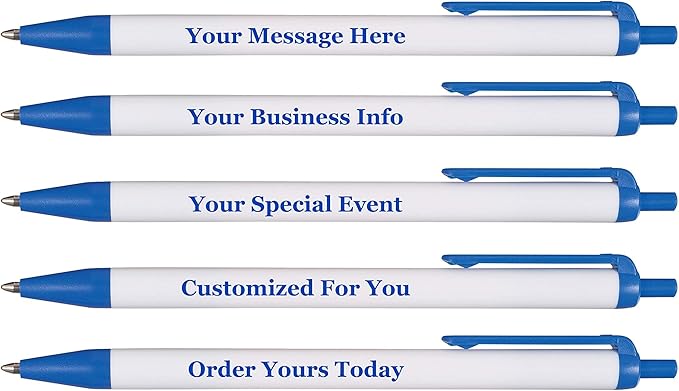 RevMark Personalized Ballpoint Pen, Custom Printed Name, Business or Event by RevMark