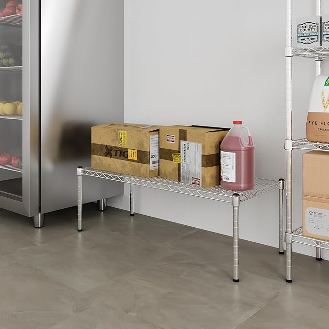 Regal Altair 18" Deep x 42" Wide x 14" Height Wire Shelving Kit | 1-Tier | NSF - Image 6