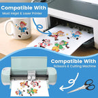 40 Sheets Glossy Sticker Paper, 8.5in x 11in Sticker Paper - Image 3