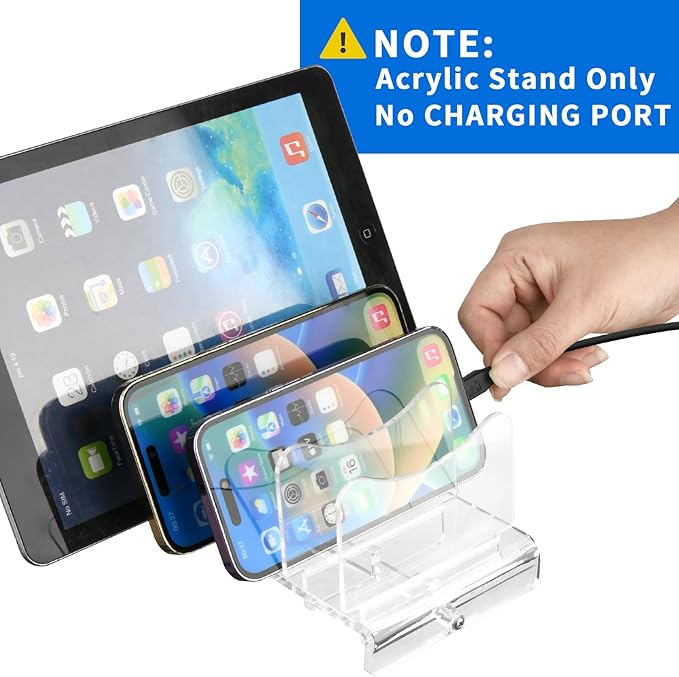 CaSZLUTION Acrylic Multi Device Organizer Stand Base - Image 5