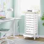 SYKIARIOL Rolling Cart with Drawers, 10 Drawer Rolling Cart, Rolling storage - Image 6