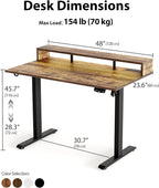 Electric Height Adjustable Standing Desk - Image 2