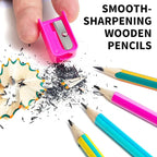 M&G Aurora Series 24 Pack 2B Triangular Wood-Cased Pencils, Pre-Sharpened - Image 5