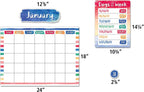 Teacher Created Resources Watercolor Calendar Bulletin Board (TCR8971)
