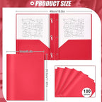 Lincia 100 Pcs Plastic Folders - Image 2