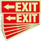 iSYFIX Exit Signs with Directional Left Arrow by iSYFIXPREMIUMSIGNS