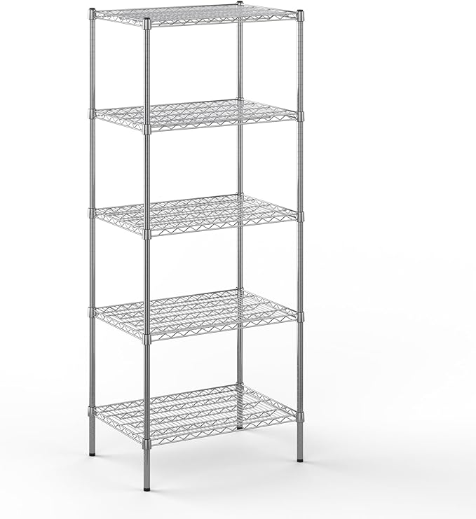 Regal Altair 21" Deep x 30" Wide x 74" Height Wire Shelving Kit | 5-Tier | NSF by Regal+Altair