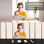CHOSENM Room Divider, 8 Panel Folding Privacy Screens - Image 7