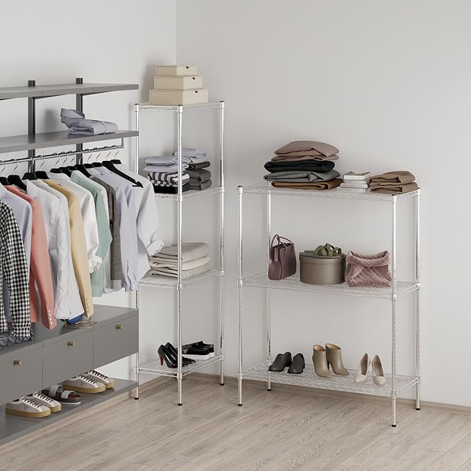 Regal Altair 18" Deep x 42" Wide x 54" Height Wire Shelving Kit | 3-Tier | NSF - Image 6