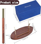 Htoxsdc Pen Holder Desk Organizers and Accessories Desk Decor ，Exquisite Wooden - Image 7
