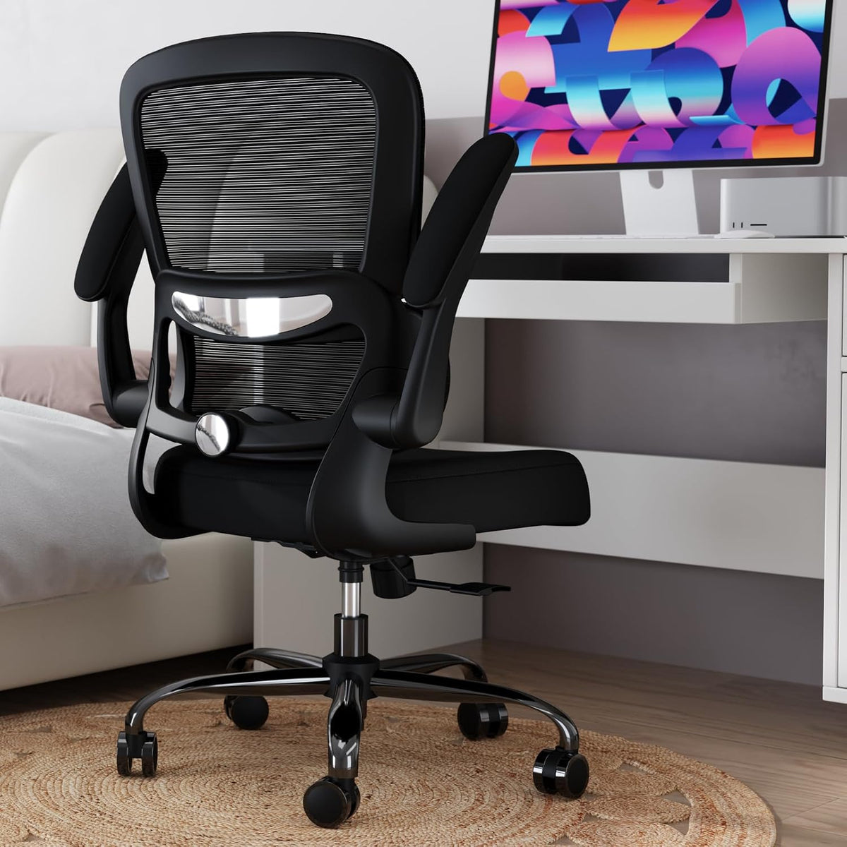 tralt office chair - ergonomic desk chair with on a desk or shelf