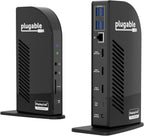 Plugable USB-C Triple Monitor Docking Station: 13-in-1 Laptop Dock