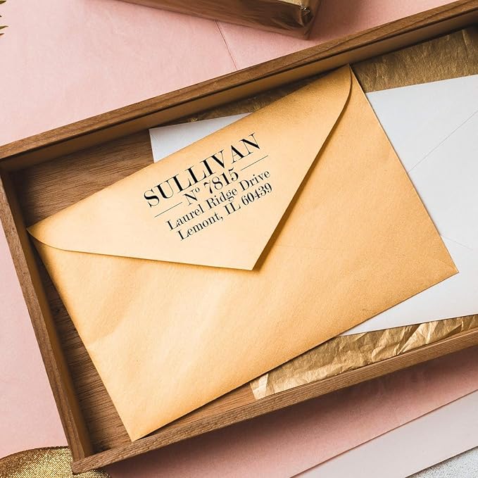 Self Inking Modern Address Stamps | Custom Return Address Stamper - Image 9