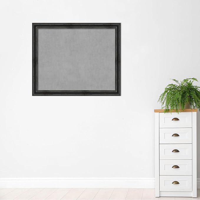 Amanti Art Black Framed Magnetic Board 37x45 X-Large Vision Board - Image 5