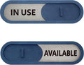 GEEKBEAR In Use Available Slider Door Sign by GEEKBEAR