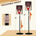 Newzueby Sign Holder Stand 8.5x11 inch - Image 4