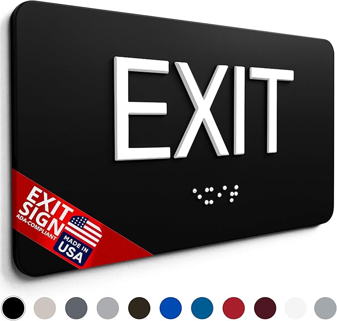 ADA Compliant Sign with Braille - Image 6