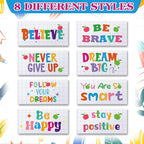 Dunzoom 100 Pcs Inspirational Pencil Erasers Bulk - Image 2