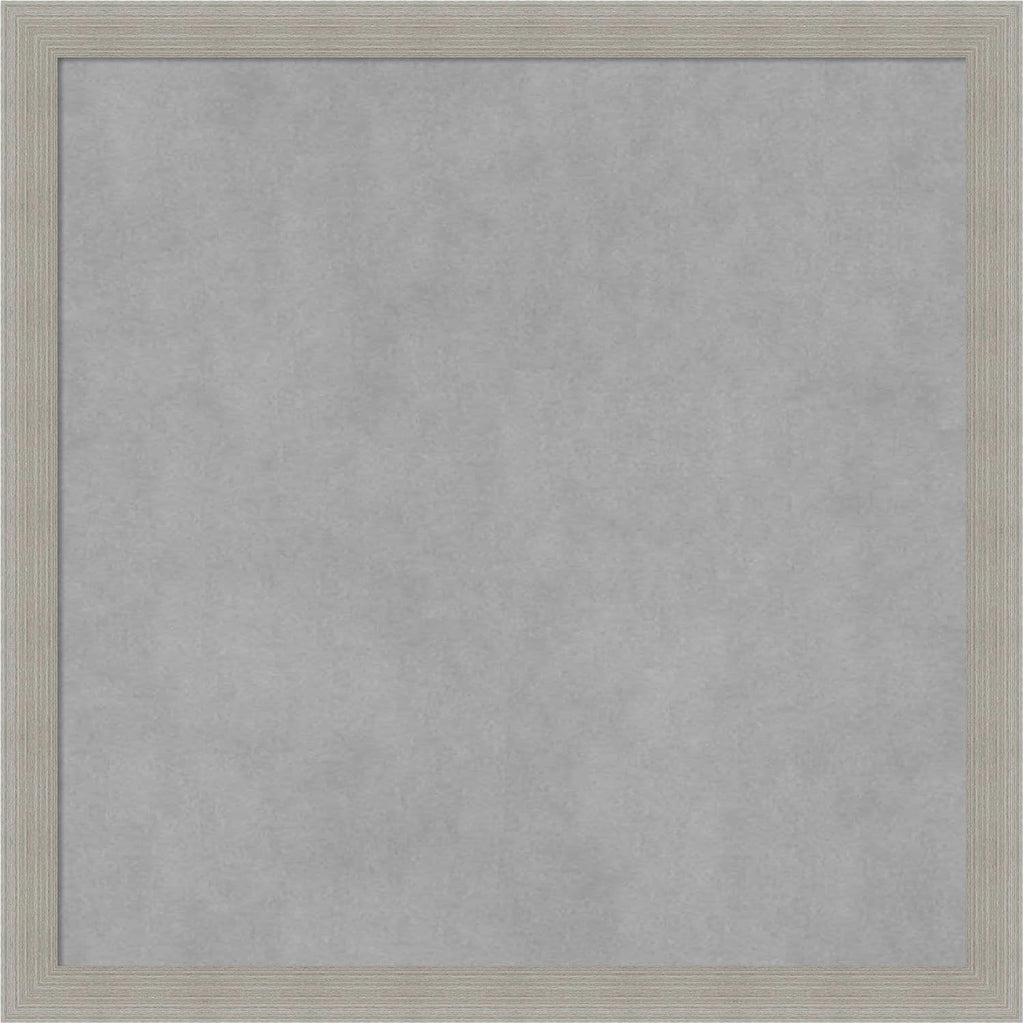 Amanti Art Grey Framed Magnetic Board 22x22 Medium Vision Board