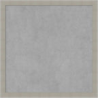 Amanti Art Grey Framed Magnetic Board 22x22 Medium Vision Board by AmantiArt