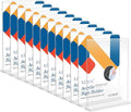 Relx 12 Pack Acrylic Sign Holder 8.5 x 11, Vertical T Shape Plastic Sign Holder by Relx