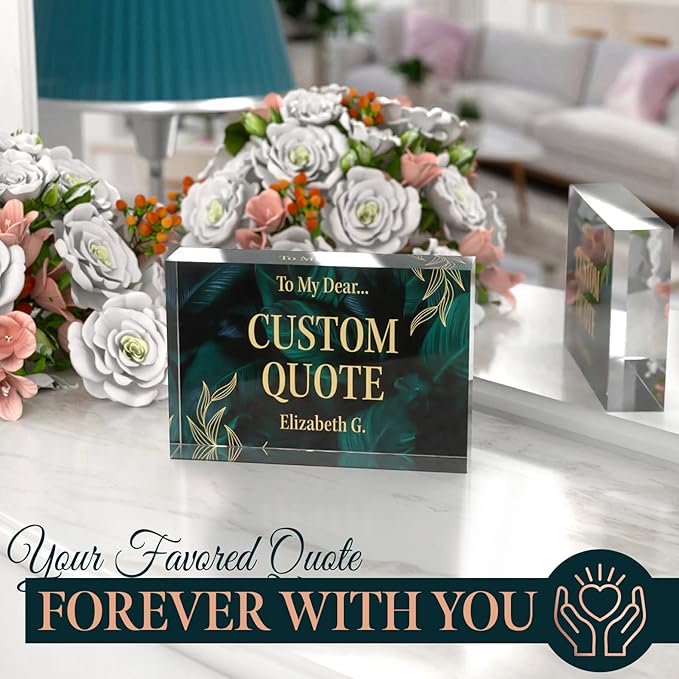 Custom Acrylic Sign Personalized, Custom Desk Name Plate, 18 Styles, - Image 6