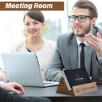 HJX Custom Business Card Holder Desk-Personalized Engraved Wooden Business Card - Image 6