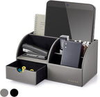 Vlando Office Desk Organizer Leather Desktop Organizer Caddy by VLANDO