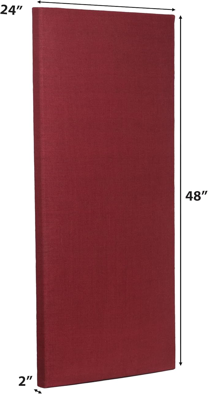 ATS Acoustics Sound Absorbing Acoustic Panel 24" x 48" x 2" Beveled Edge - Image 3