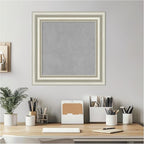Amanti Art Silver Framed Magnetic Board 22x22 Small Vision Board - Image 5