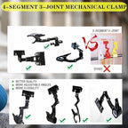Adjustable Paper Holder Copy Holder, Flexible Rotating Clips, Handy Artist - Image 6